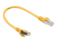 Lanberg - Patch-Kabel - Rj-45 (Hane) Till Rj-45 (Hane) - 25 Cm - Ftp - Cat 6 - Tvinnad, Formpressad, Hakfri - Orange, Ral 1028