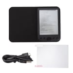 Ereader 6in 800x600 HD Ink Screen E Reader 8GB 512MB ABS Ebook Reader suojakotelokalvolla lukemista varten