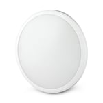 12W LED Slim Dome Lampa - Sensor, Samsung Chip, 6400K - Kulör : Kall