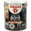 Peinture spéciale bois vert olivier satin 2.5L ALPINA microporeux intérieur extérieur