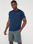 UNDER ARMOUR Training Tech 2.0 T-Shirt - Academy Blue, Academy, Size L, Men