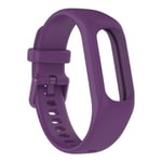 Garmin Vivosmart 5 silicone watch strap with case - Purple Lila