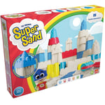 The Original Super Sand Castle Adventure Playset inc White & Blue Sand & Moulds