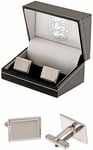 ENGLAND FA ENGRAVED CREST STAINLESS STEEL MENS EXECUTIVE SHIRT CUFFLINKS BOXED