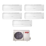 Climatiseur d'air ariston penta split inverter série alys plus 9+9+9+9+9 avec penta 121 xd8c-o r-32 wi-fi optionnel 9000+9000+9000+9000