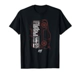 Fast X Worldwide Cities Fast & Furious Red Car Tactical Map T-Shirt