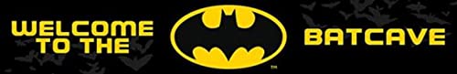 Pyramid International Batman Wall Art Wooden Sign (Welcome to the Batcave Design) 13cm x 80cm - Official Merchandise ​