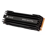 Corsair Force Series MP600 1TB M.2 NVMe PCIe x4 Gen4 SSD (Sequential Read Speeds of up to 4,950 MB/s and Write Speeds of up to 4,000 MB/s, High-Density 3D TLC NAND) Black