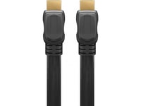 Snabb Hdmi Slim-Kabel Med Ethernet, 5M, Svart, 61281