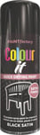 400ML All-Purpose Colour it Aerosol Spray Paint Black Satin Metal Wood Plastic