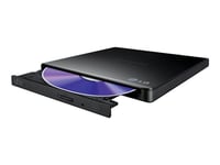 LG GP57EB40, Musta, Kelkka, Työpöytä/Notebook, DVD Super Multi-DL, USB 2.0, CD-R, CD-ROM, CD-RW, DVD+R, DVD+R DL, DVD+RW, DVD-R, DVD-R DL, DVD-RAM, D