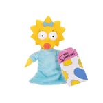 The Simpsons Maggie Plush 20cm by JAKKS Pacific, Officially Licensed, Soft Plush with Sculpted Head, Highly Detailed and Expressive Design, Collect the Entire Simpsons Family