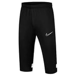 Nike Garçon Y Nk Dry Acd21 3/4 Kp Pantalon de surv tement, Noir/Blanc, XL (158-170 cm)