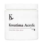 Kreatima Acrylic akrylfärg 250 ml – Titanium White PW 6