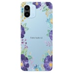 Coque Redmi A1 Fleur 15 Violet personnalisee