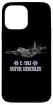 Coque pour iPhone 13 Pro Max Avion de transport militaire américain C-130J