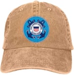 MiniMini United States Coast Guard Auxiliary Denim Hats Baseball Cap Dad Hat