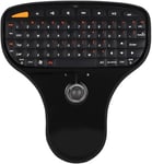 Mini Clavier Sans Fil, 2,4 Ghz Avec Pavé Tactile Et Clavier Qwerty, Clavier Avec Souris Trackball, Design Ergonomique Et Portable, Modèle N5901, Noir[MOU141819]