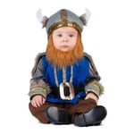 VIVING Déguisement Viking Adorable 12-24 M (Combinaison avec ceinture intégrée, chapeau et barbe)