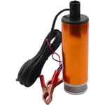 Dc 12V Pompe a Essence electrique Petrole Brut 51Mm 30L / Min Ascenseur Voiture Camping Peche Commutateur De Transfert Submersible En Alliage