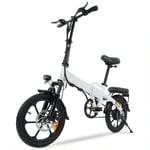 isinwheel U3 foderbar elcykel - 16" - 500W 36V 7,8Ah