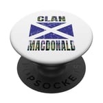 Clan McDonald Tartan Nom de famille écossais Scotland Pride PopSockets PopGrip Adhésif