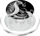 Cobra Snake x King Cobra Serpent PopSockets PopGrip pour MagSafe