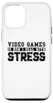 iPhone 12/12 Pro Funny Video Games Lover, Deal with Stress Case