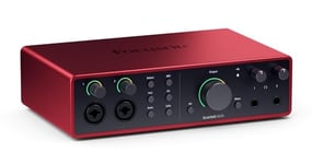 Focusrite Scarlett 16i16 4th Gen USB Audio Interface, for Songwriting, Music Production, Recording, and Podcasting — High-Fidelity, Studio Quality Recording, and All the Software You Need to Record