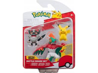 Jas Pokemon Figur 3Pak Spader +Perr +Haw