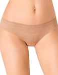 Sloggi Womens Zero Feel Lace Thong - Beige Polyamide - Size Small