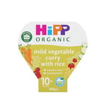 HiPP Organic Mild Vegetable Curry with Rice Toddler Tray Meal 10+ Months 200g (Pack of 5)