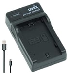 Lemix (FZ100) Ultra Slim USB Charger compatible with cameras using Sony NP-FZ100 Battery SONY inc. Alpha A1 A7 III A7AC A7C A7CII A7RIII A7RIV A7RV A7SIII, A9 A9II A9III, A6600, A6700, FX3 FX30, ZVE1