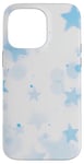 Coque pour iPhone 14 Pro Max Esthétique Bleu Clair Aura Stars Star Girl