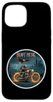 Coque pour iPhone 15 Heavy Metal Thrash Hard Rock Horreur Rocker Tenue moto