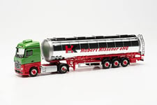 Herpa Modèle réduit de Camion Mercedes-Benz Actros Streamspace Hubert Kläsener, fidèle à l'original à l'échelle 1/87, modèle de Camion, modélisme, Objet de Collection, décoration, Made in Germany