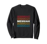 I Love Messiah Personalized Retro Sunset First Name Sweatshirt