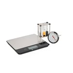 Bundle of MasterClass Dry & Liquid Digital Kitchen Scales, 5 kg / 5 L Capacity, Silver/Black + MasterClass Meat Thermometer Probe, 150°F to 190°F Range + MasterClass Hourglass Triple Sand Timer