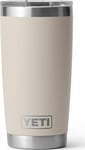 Yeti Rambler 20 Oz Tumbler 2.0 Birch Stone, Cape Taupe, 20oz