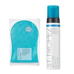 St.Tropez Self Tan Classic Mousse 200 ml, Applicator Mitt, Original Fake Tan, Double Sided Mitt for Streak-Free Finish, Vegan, Natural & Cruelty Free