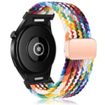 Flätat band för Samsung Galaxy Watch 6 4 classic/5 Pro 45mm 47mm 43mm 44mm 40mm Inga luckor magnetiskt armband Galaxy watch 6 remmar pride edition watch 6 40mm 44mm