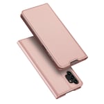 DUX DUCIS Skin Pro Faux Leather Wallet Case for Samsung Galaxy A13 4G, Rose Gold