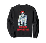 Christmas Funny Yeti Bigfoot abominable Snowman Monster Sweatshirt