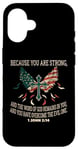 Coque pour iPhone 16 1 Jean 2:14 Écritures des versets de la Bible