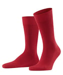 FALKE Men's Sensitive London M SO Cotton With Soft Tops 1 Pair Socks, Red (Scarlet 8228) new - eco-friendly, 8.5-11