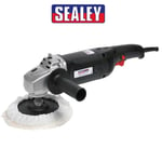 SEALEY Electric MS900PS 6 Speed 170mm 1300w Sander Polisher & Polishing Bonnet