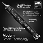 Aquasonic Black Series Ultra Whitening Toothbrush ADA Accepted Electric - 8 & -