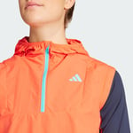 Adidas Adizero Half-Zip Running Vest Dame