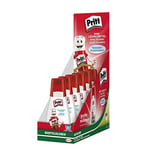 Pritt Lot de 6 tubes de colle de bricolage transparente à séchage universel pour la maison, l'école ou le bureau - Colle de bricolage blanche pour enfants (6 x 100 g)