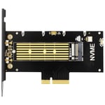 Carte Adaptateur NVMe PciEX4 m Clé Pleine M.2 Expansion PCIE3.0 Carte Adaptateur de Matrice